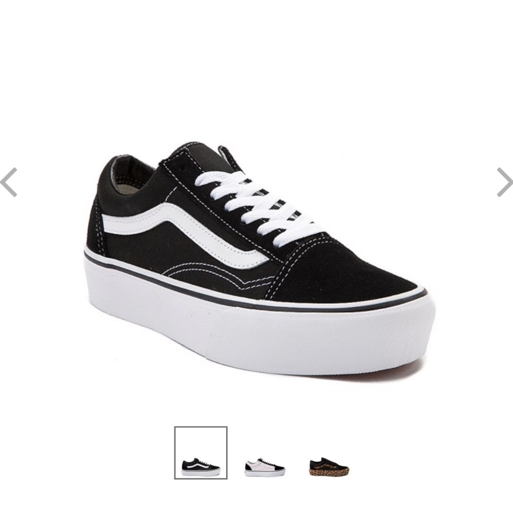 Vans Old Skool Platform Skate Shoe